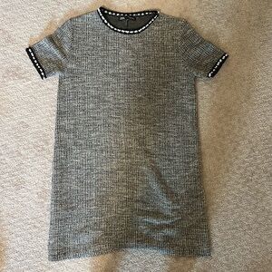 Zara tweed mini dress size M